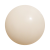Plastic bal 22 cm - druk op 12 posities wit