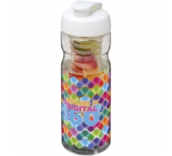 H2O Active® Base 650 ml sportfles en infuser met flipcapdeksel bedrukken