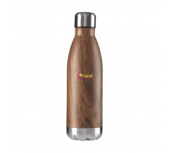 Topflask Wood 500 ml drinkfles bedrukken