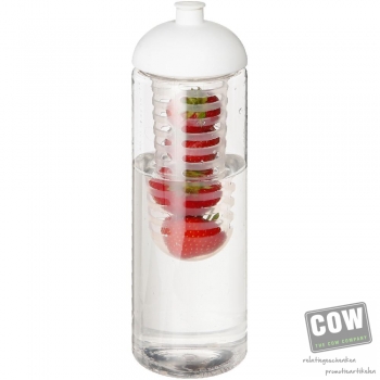 Afbeelding van relatiegeschenk:H2O Active® Vibe 850 ml drinkfles en infuser met koepeldeksel