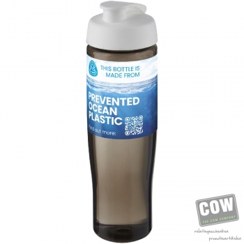 Afbeelding van relatiegeschenk:H2O Active® Eco Tempo drinkfles van 700 ml met klapdeksel