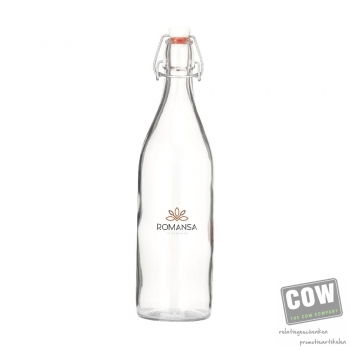 Afbeelding van relatiegeschenk:Vidrio Bottle 1 L waterfles